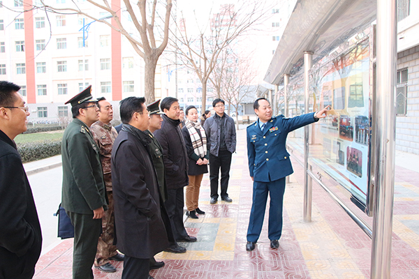 兰州市创建“双拥模范城”检查验收组来校检查