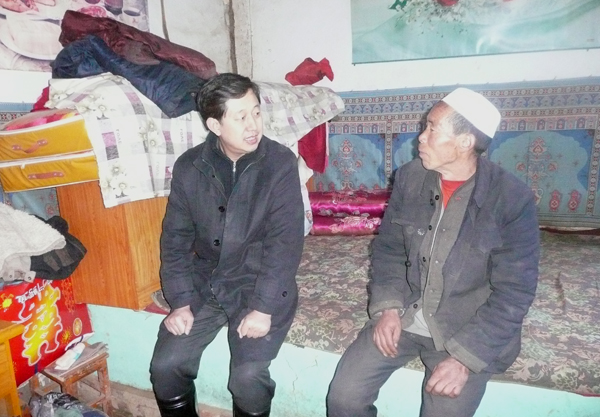 副校长马军党带队赴康乐入户对接