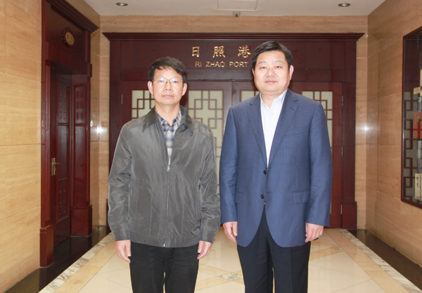副校长陈兴冲赴山东日照港集团有限公司调研