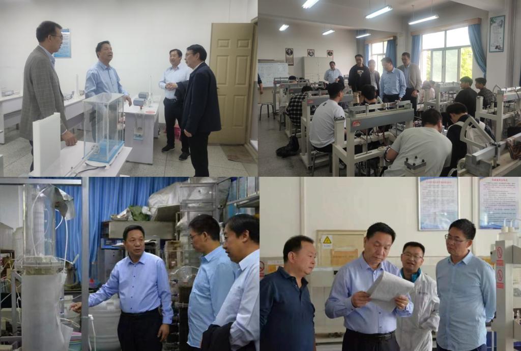 校领导带队检查实验室安全