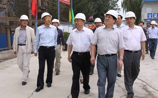 副省长张广智视察我校保障房建设工程项目