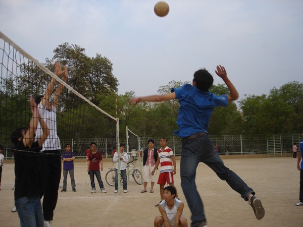 我校第43届运动会大学生排球比赛成功举办