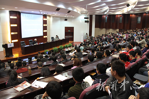 詹天佑基金会理事长蔡庆华为我校师生作学术报告