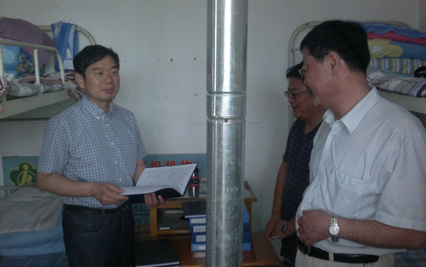 副校长党建武赴康乐调研联系村受灾情况