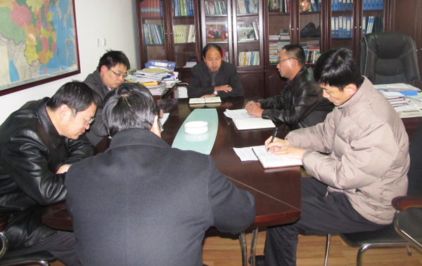 副校长张国珍督导环境学院民主生活会