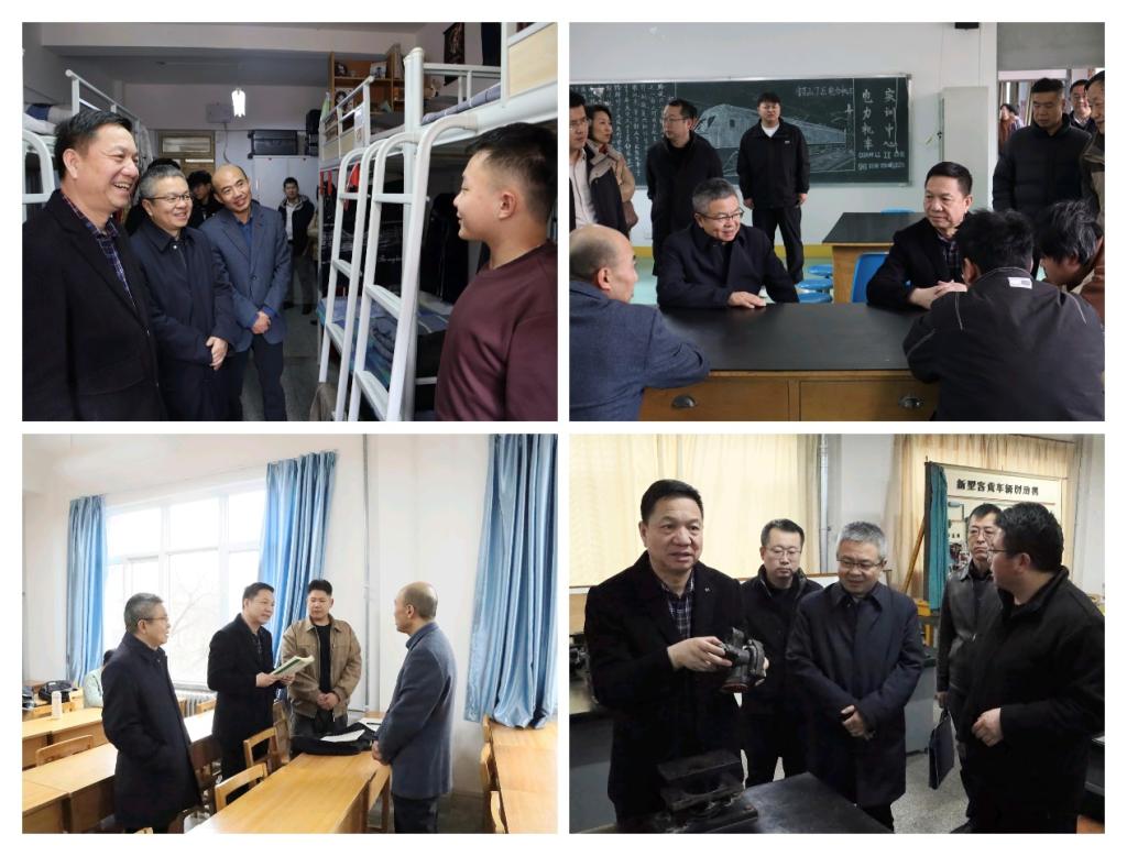 校领导深入铁道技术学院调研指导工作