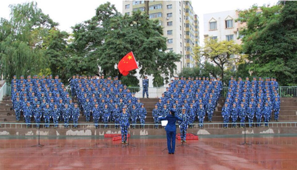 参训新生大合唱比赛圆满举行