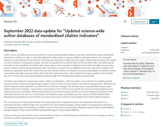 我校4位教授入选全球前2％顶尖科学家榜单
