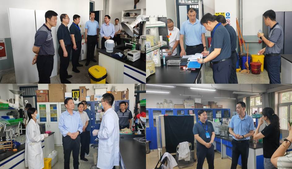 校领导带队开展暑假前实验室安全检查工作