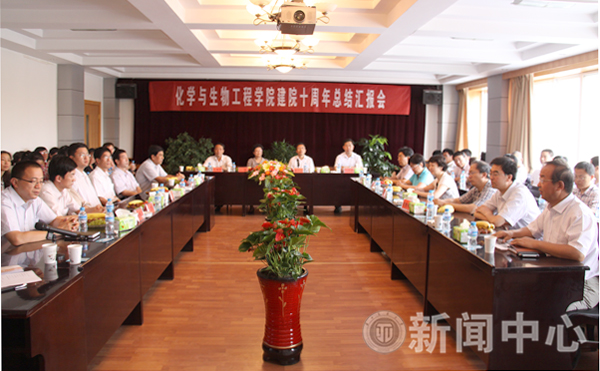 化工学院建院十周年总结汇报会召开