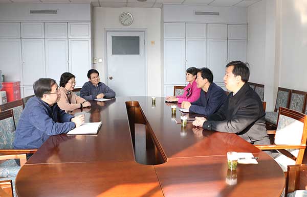 副校长马军党一行赴北京拜访用人单位
