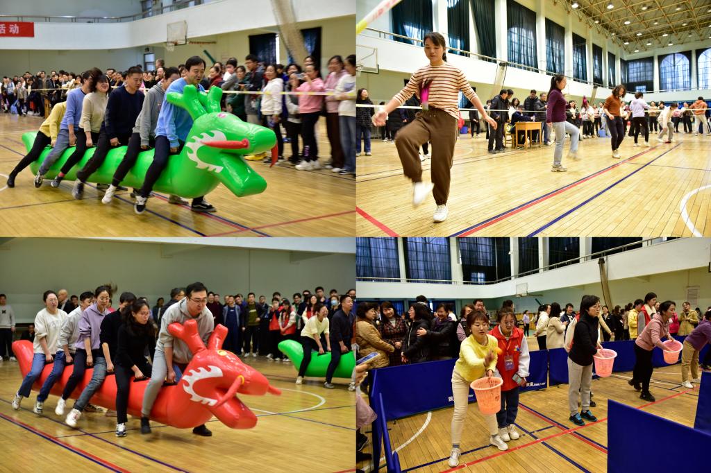 学校举行庆祝“三八”国际劳动妇女节教职工文艺表演和趣味文体活动