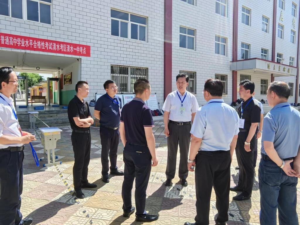 我校完成天水市高中学业水平合格性考试督查工作