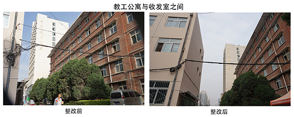 后勤集团全力做好校园综合整治工作
