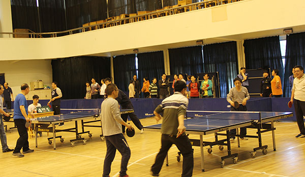 第四十八届运动会教职工乒乓球混合团体赛预赛结束