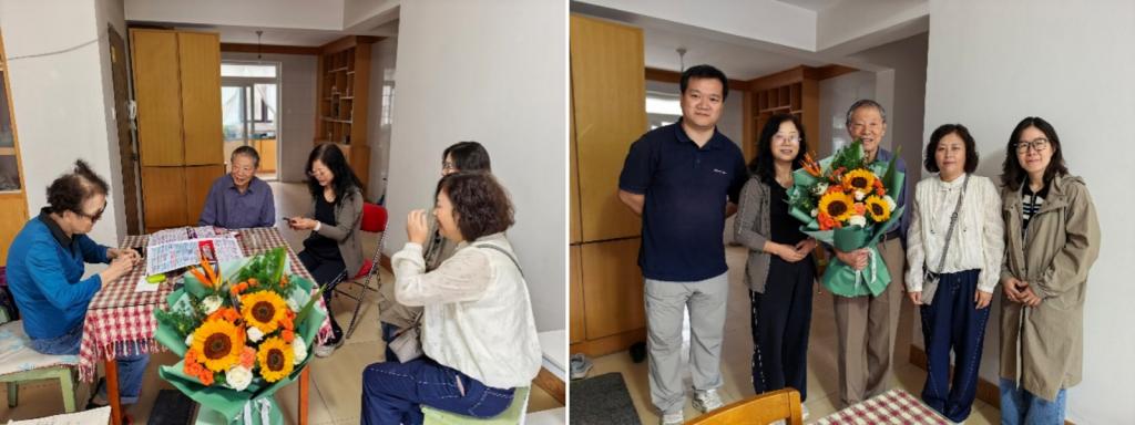 民进兰州交通大学委员会教师节走访慰问退休会员