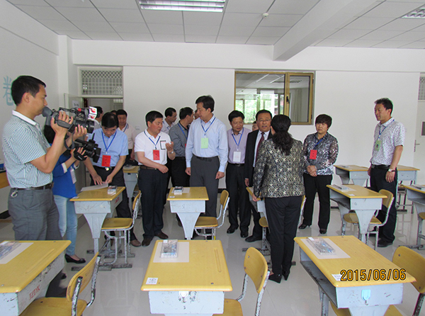 副校长马军党赴酒泉市督察2015年高考工作