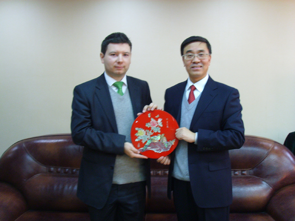 副校长李引珍会见白俄罗斯驻华使馆领事及乌克兰驻华使馆教育科技一等秘书