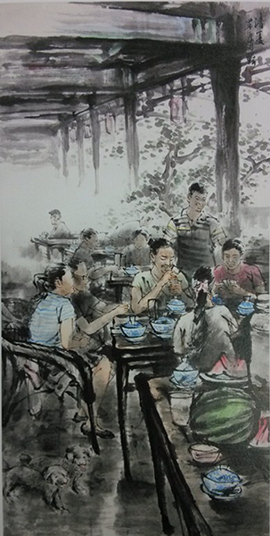 “彩绘金城”兰州画家画兰州美术作品展开展 我校两教师作品入选