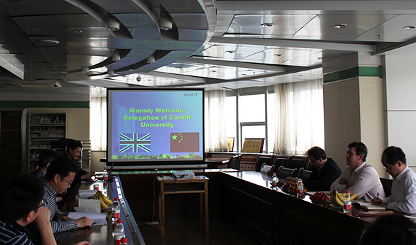 英国卡迪夫大学代表团访问我校