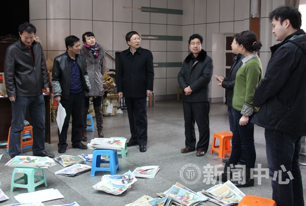 常务副校长杨子江视察我校艺术类专业招生阅卷工作