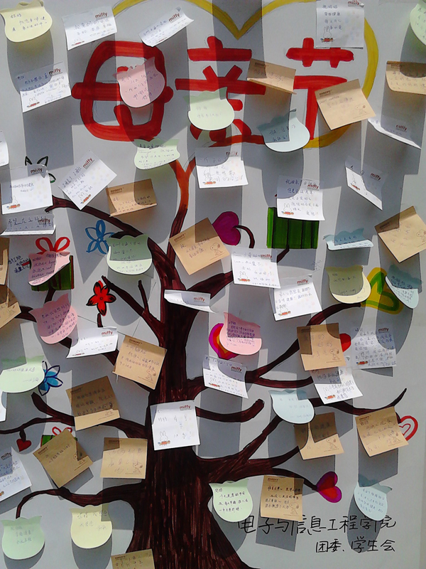 电信学院举办“我为母亲许愿”活动