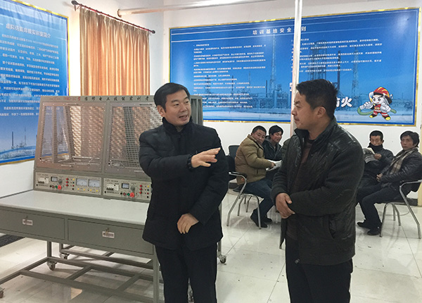 党建武副校长赴康乐视察培训基地建设并看望联系户