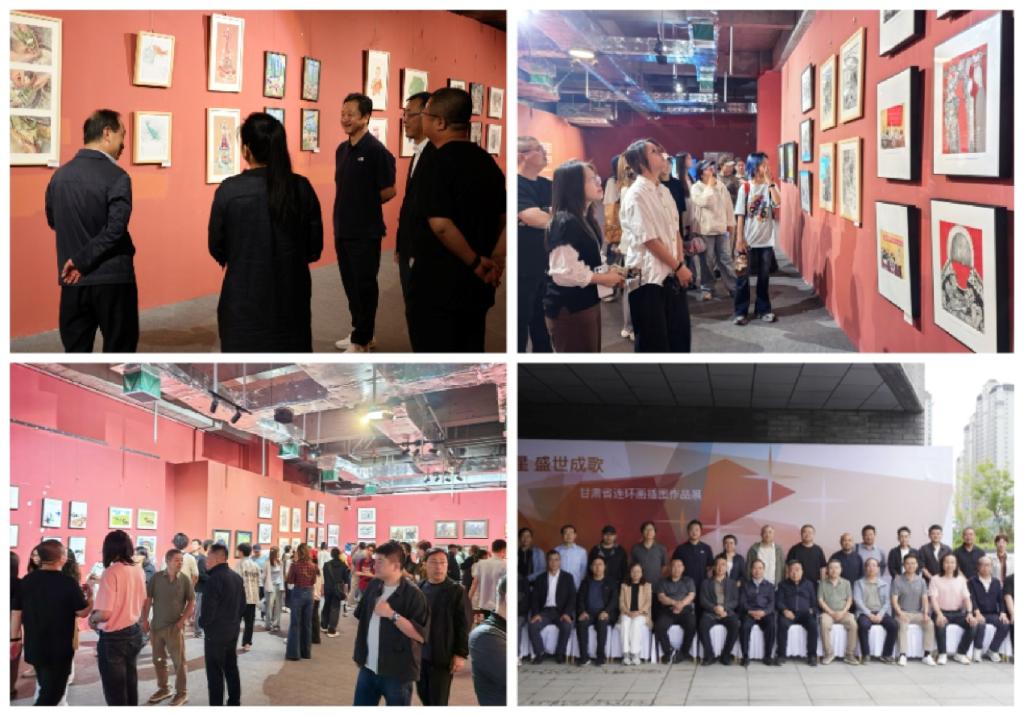 我校承办的甘肃省连环画·插画艺术作品展在黄河艺术馆开展